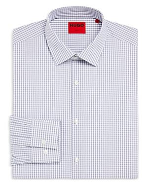 Hugo Kenno Cotton Glen Check Slim Fit Dress Shirt