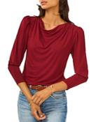 Vince Camuto Cowl Neck Top
