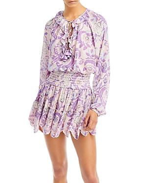 Hemant And Nandita Floral Print Ruffle Dress