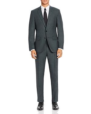 Boss Huge/genius Micro Check Slim Fit Suit