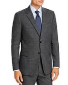 Theory Chambers Tonal Plaid Slim Fit Suit Jacket