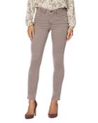Nydj Petites Alina Ankle Legging Jeans In Deep Taupe