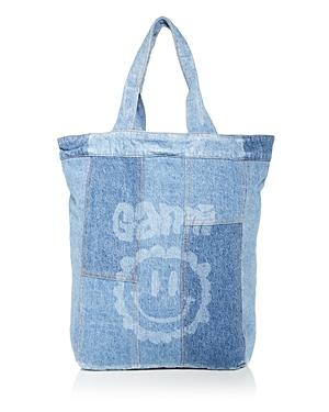 Ganni Patchwork Denim Tote