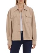 Bagatelle Faux Suede Shirt Jacket