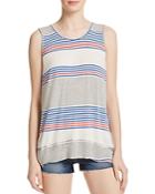 Vintage Havana Stripe Twist Back Tank