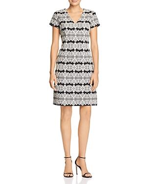 Adrianna Papell Lace Jacquard Dress