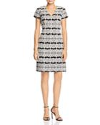 Adrianna Papell Lace Jacquard Dress