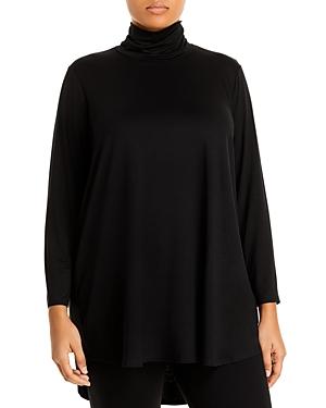 Eileen Fisher Plus Jersey Turtleneck Tunic
