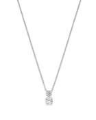 Bloomingdale's Certified Diamond Double Pendant Necklace In 14k White Gold, 0.75 Ct. T.w. - 100% Exclusive