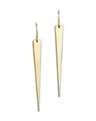14k Yellow Gold Triangle Drop Earrings - 100% Exclusive