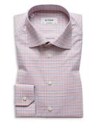 Eton Contemporary Multi Check Regular Fit Dress Shirt