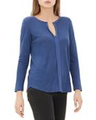 Sandro Trilce Silk-trimmed Top
