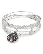 Alex And Ani Lumos Expandable Wire Bangles, Set Of 3
