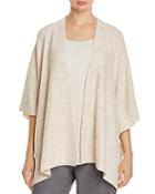 Eileen Fisher Speckled Poncho Cardigan
