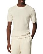 Sandro Giorgio Short Sleeve Cotton Sweater