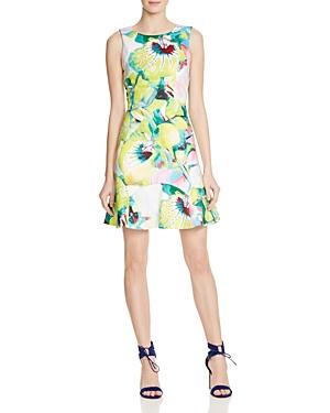 Karen Millen Orchid Print Scuba Dress - 100% Bloomingdale's Exclusive