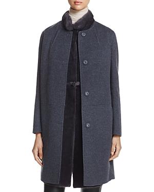 Maximilian Furs X Manzoni 24 Wool Coat With Mink Fur Vest - 100% Exclusive