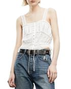 The Kooples Ecru Sleeveless Blouse