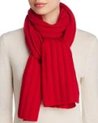 C By Bloomingdale's Ribbed Cashmere Scarf - 100% Exclusive
