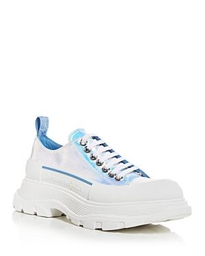 Alexander Mcqueen Women's Tread Slick Iridescent Low Top Platform Sneakers