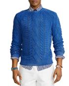Polo Ralph Lauren Cotton Iconic Fisherman Knit Sweater
