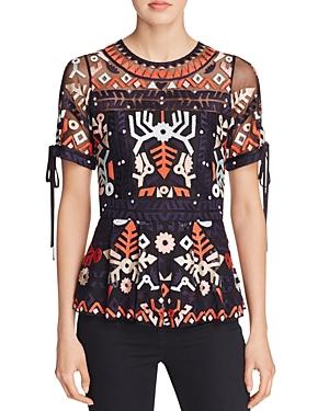 Parker Shannon Embroidered Top