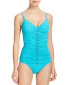 Profile By Gottex Waterfall V Neck Tankini Top