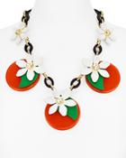 Kate Spade New York Floral Statement Necklace, 22