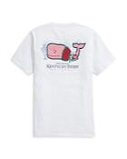 Vinyard Vines Kentucky Derby Winner Circle Whale Short Sleeve Pocket Tee