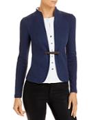 Fabiana Filippi Belted Layered Look Blazer
