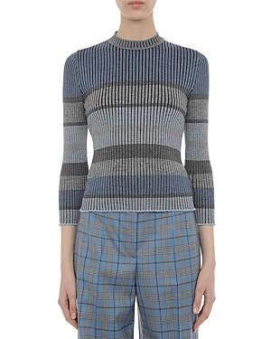 Alberta Ferretti Striped Wool Sweater