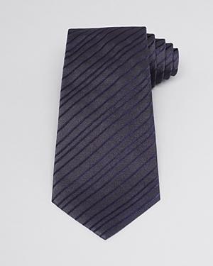 Armani Collezioni Tonal Variegated Diagonal Stripe Classic Tie