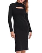 Vero Moda Belina High Neck Cutout Dress