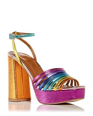 Kurt Geiger London Women's Pierra Block Heel Platform Sandals