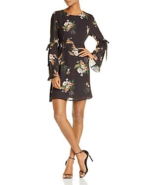 June & Hudson Floral Bell-sleeve Dress - 100% Exclusive