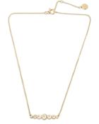 Allsaints Studded Pearl Bar Necklace, 17-19