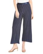 Nic+zoe Midnight Lines Striped Cropped Pants