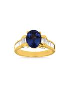 Bloomingdale's Tanzanite & Diamond Ring In 14k Yellow Gold - 100% Exclusive