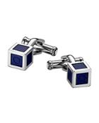 Montblanc Lacquered Stainless Steel Cube Cuff Links