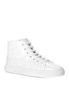 Moschino Women's Lace Up High-top Sneakers