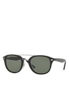 Ray-ban Polarized Highstreet Top Bar Sunglasses, 53mm