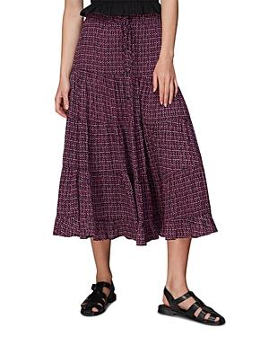 Whistles Kinetic Print Skirt