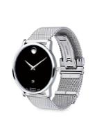 Movado Museum Classic Automatic Stainless Steel Mesh Bracelet Watch, 40mm