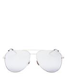 Saint Laurent Classic 11 Mirrored Aviator Sunglasses, 59mm