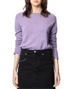 Zadig & Voltaire Cashmere Pullover Elbow-patch Sweater