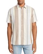 Jachs Ny Variegated-stripe Regular Fit Button-down Shirt