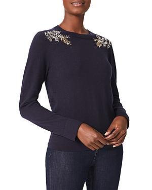 Hobbs London Cristie Embellished Sweater