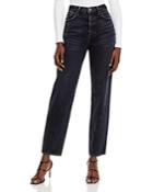 Grlfrnd Devon Wide Leg Jeans In Into The Abyss