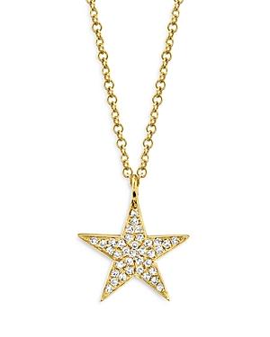 Moon & Meadow 14k Yellow Gold Diamond Star Pendant Necklace, 18 - 100% Exclusive