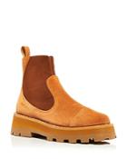 Jimmy Choo Women's Clayton Crystal Trim Stretch Booties